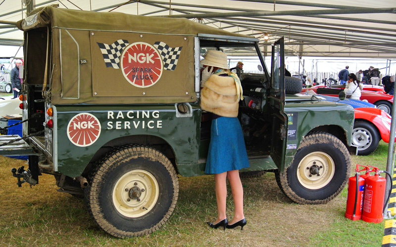 Goodwood Revival 2013 - Land Rover NGK