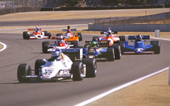 1983 Williams,1978 Lotus and 1979 Tyrell at the Monterey Historic Automobile Races 2001