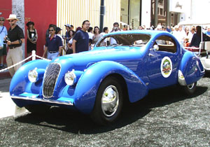 Concours on Rodeo 2001 - 1938 Talbot-Lago t23 Teardrop Coupe