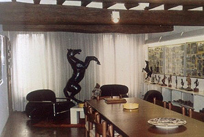 The Prancing Horse at Enzo Ferrari's office